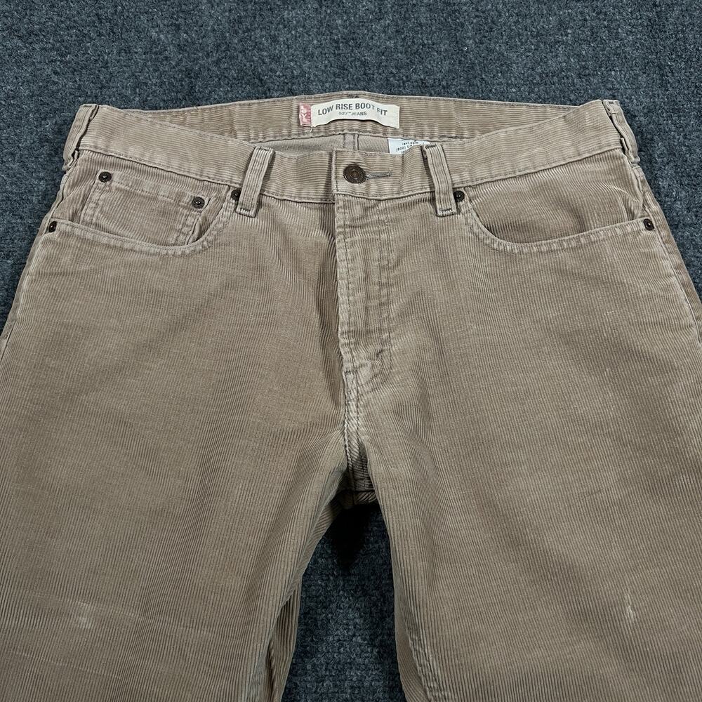 Levis 527 Low Boot Cut Corduroy Pants Mens 34x33 Brown Vintage Y2k Jeans